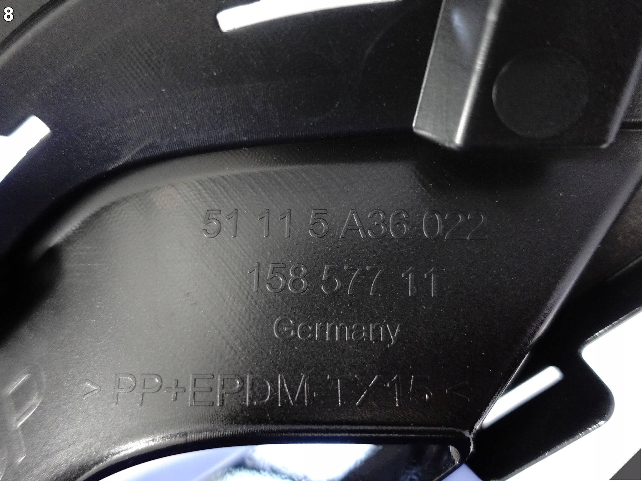BMW 5 G60 G61 m-packet 23- central cap accessories cover W bumper front