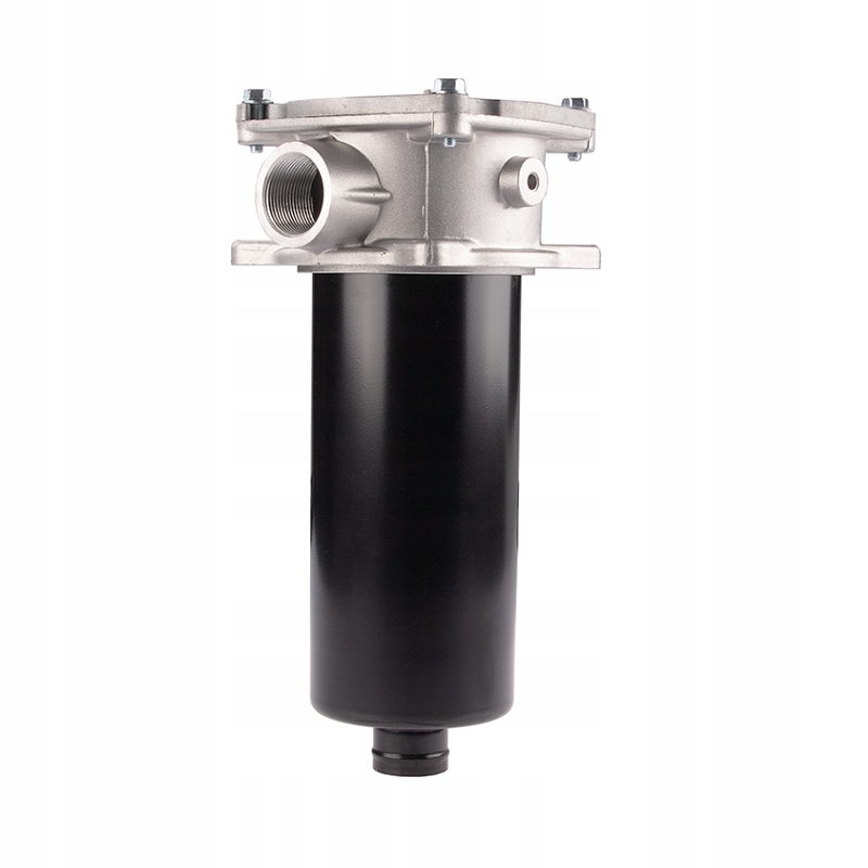Zpětný hydraulický olejový filtr RFM055CV1BB6 namontovaný na nádrži