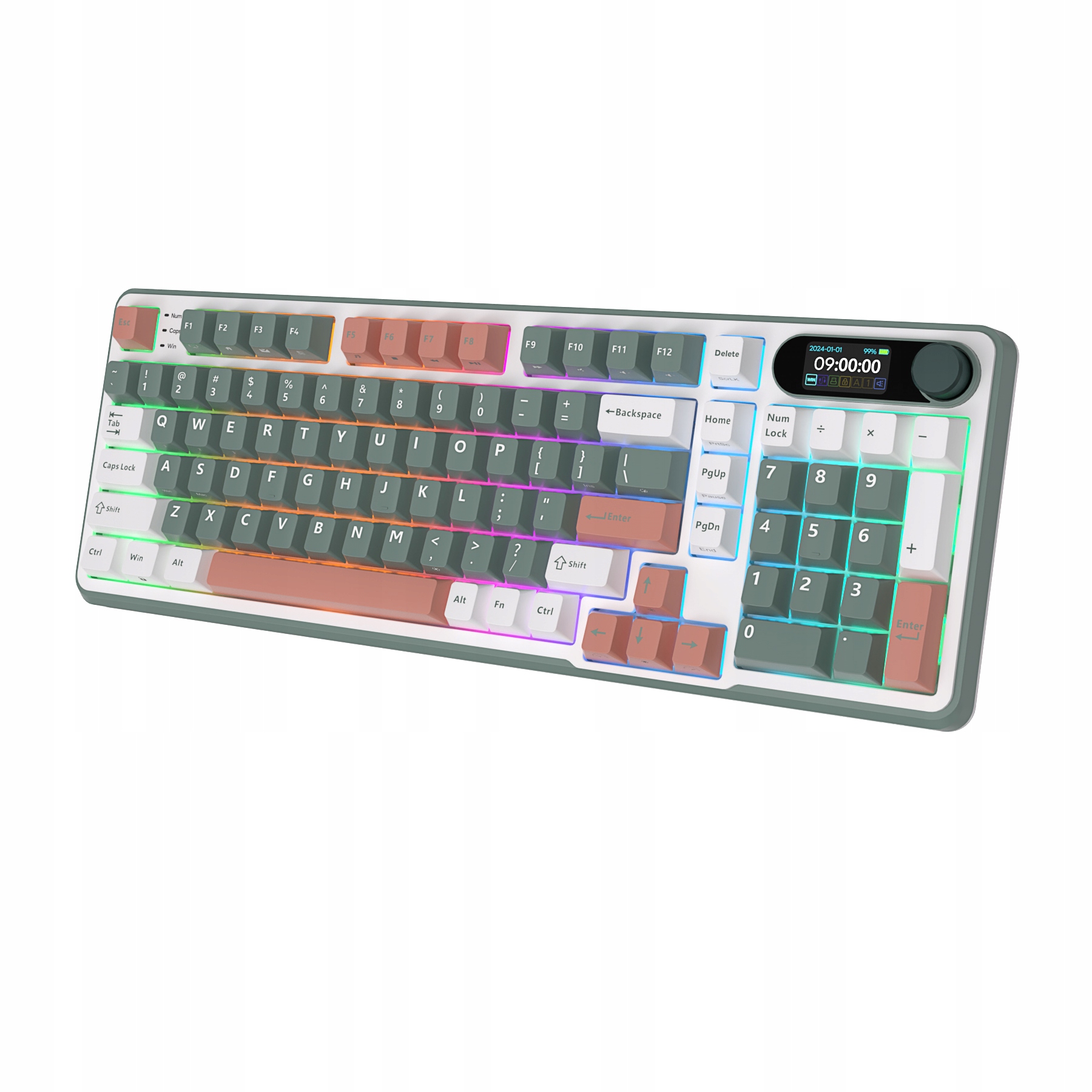 ROYAL KLUDGE RK-S98 Camping Green Gaming Keyboard Brown switch — 5