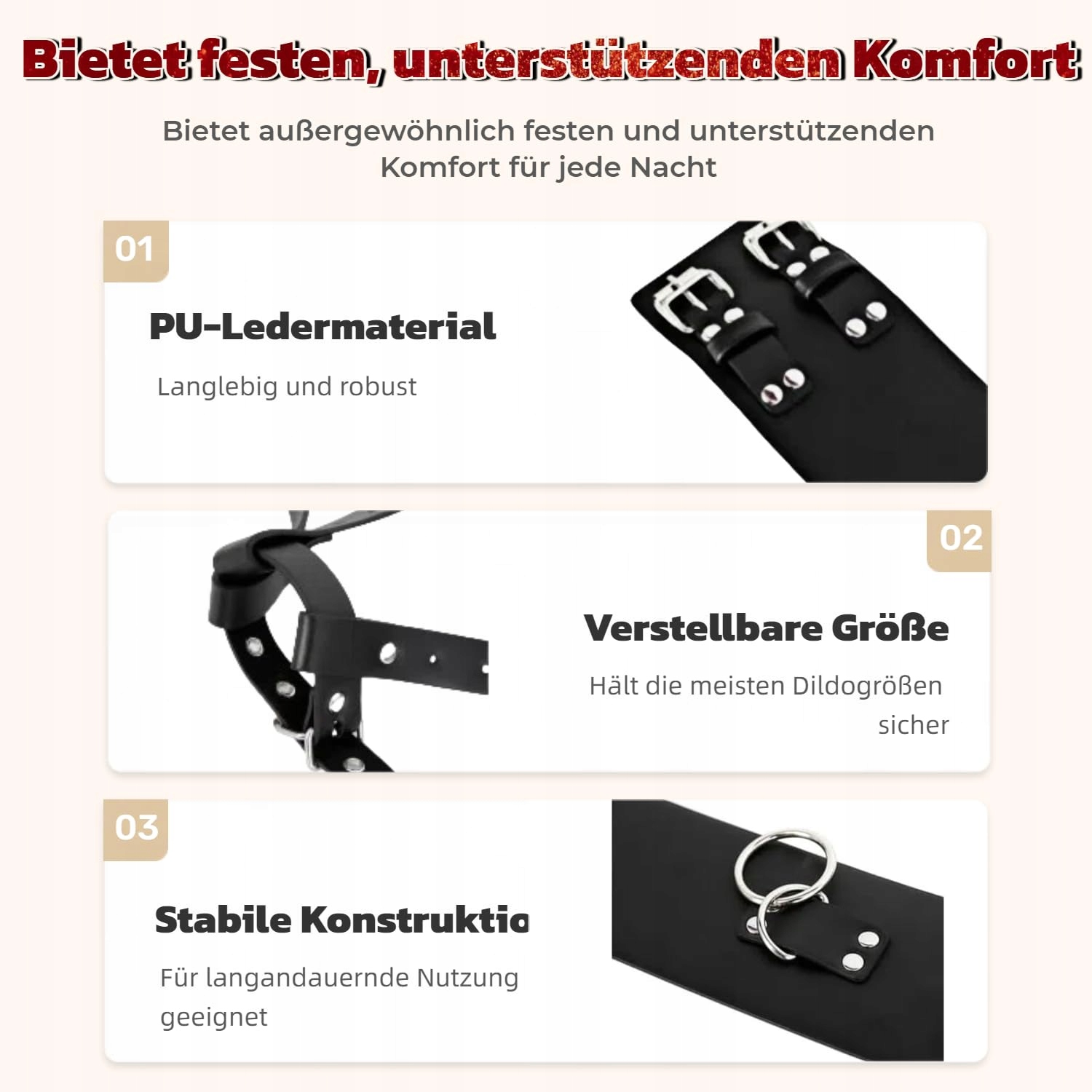 GURT BDSM Pas Cnoty Wibrator Fetysz Dla Magic Wand Zabawka Erotyczna — miniatura 5