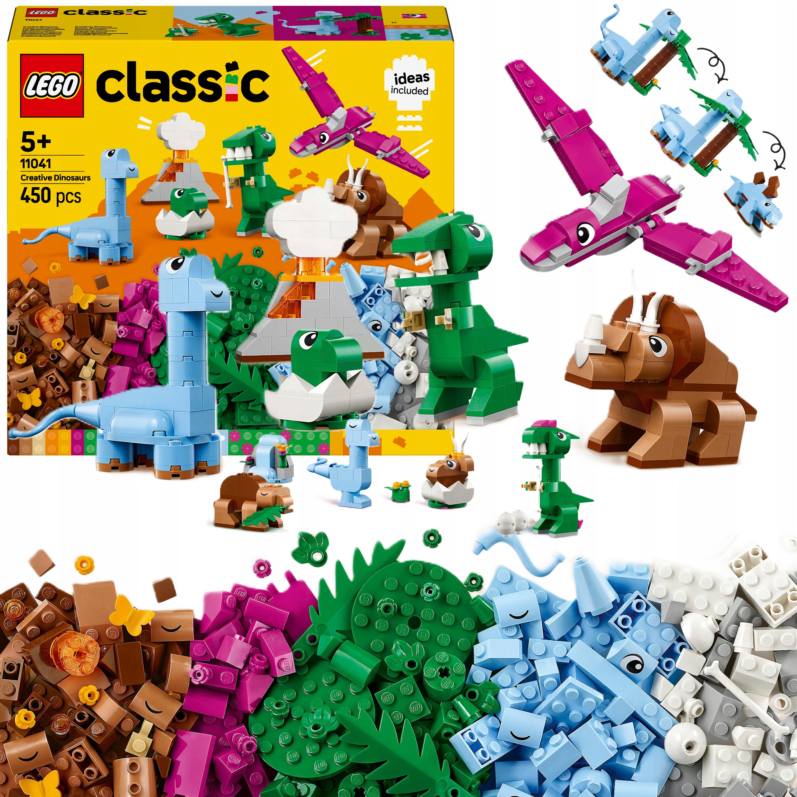 Lego Classic Kreatywne Dinozaury Zestaw Do Zabawy Na Święta