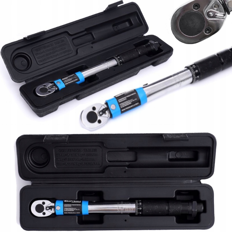 Klucz dynamometryczny 1/4" mały Obroty prawo/lewo KD10392