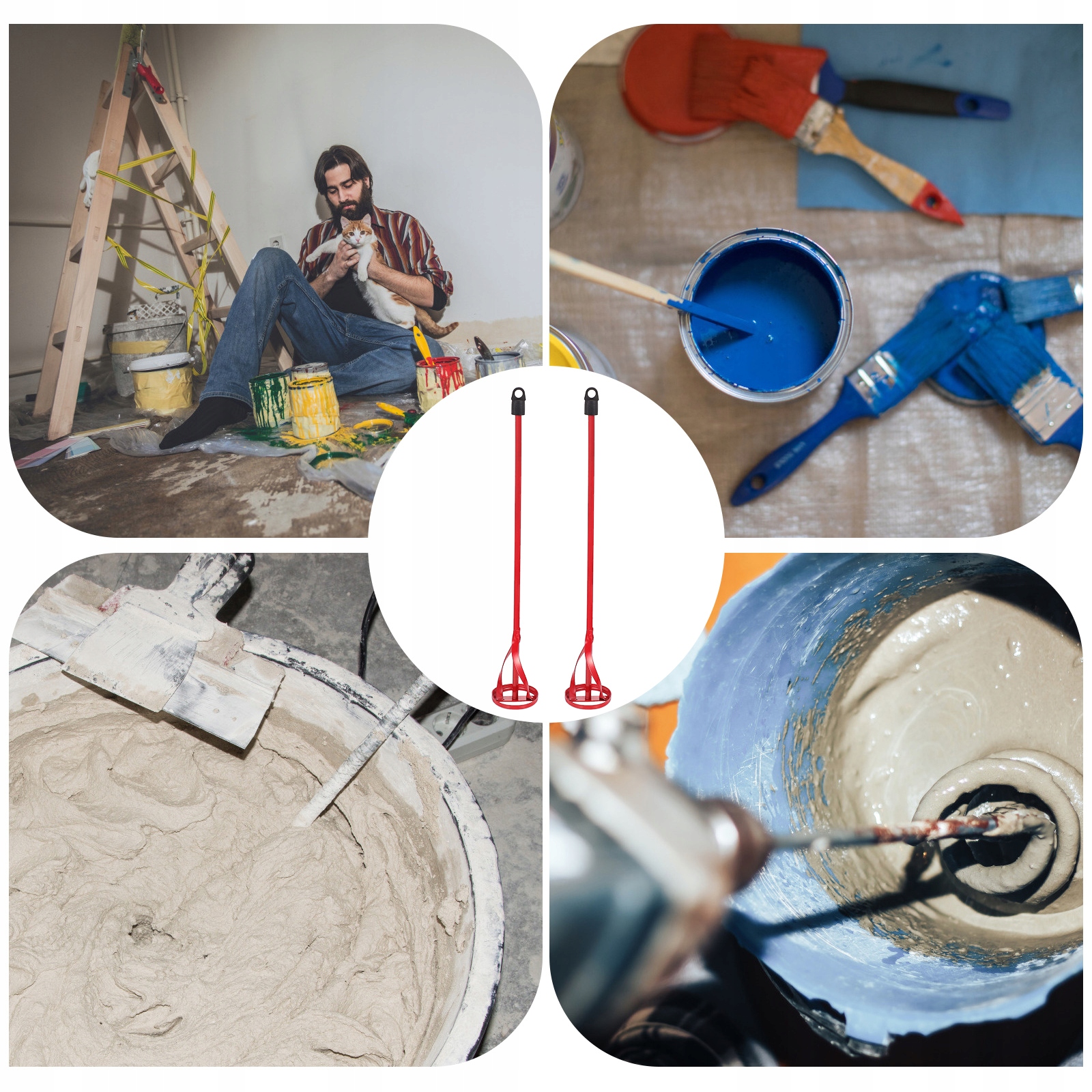 POWLEKANIE MIESZALNIKA MIESZANEGO Zasilanie akumulatorowe