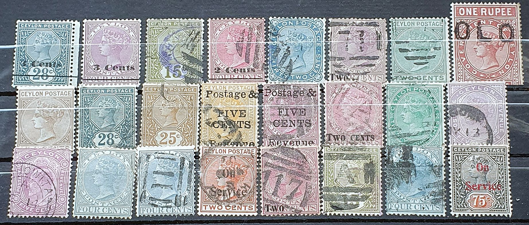 KOLONIE ANGIELSKIE CEYLON - QUEEN VICTORIA */o