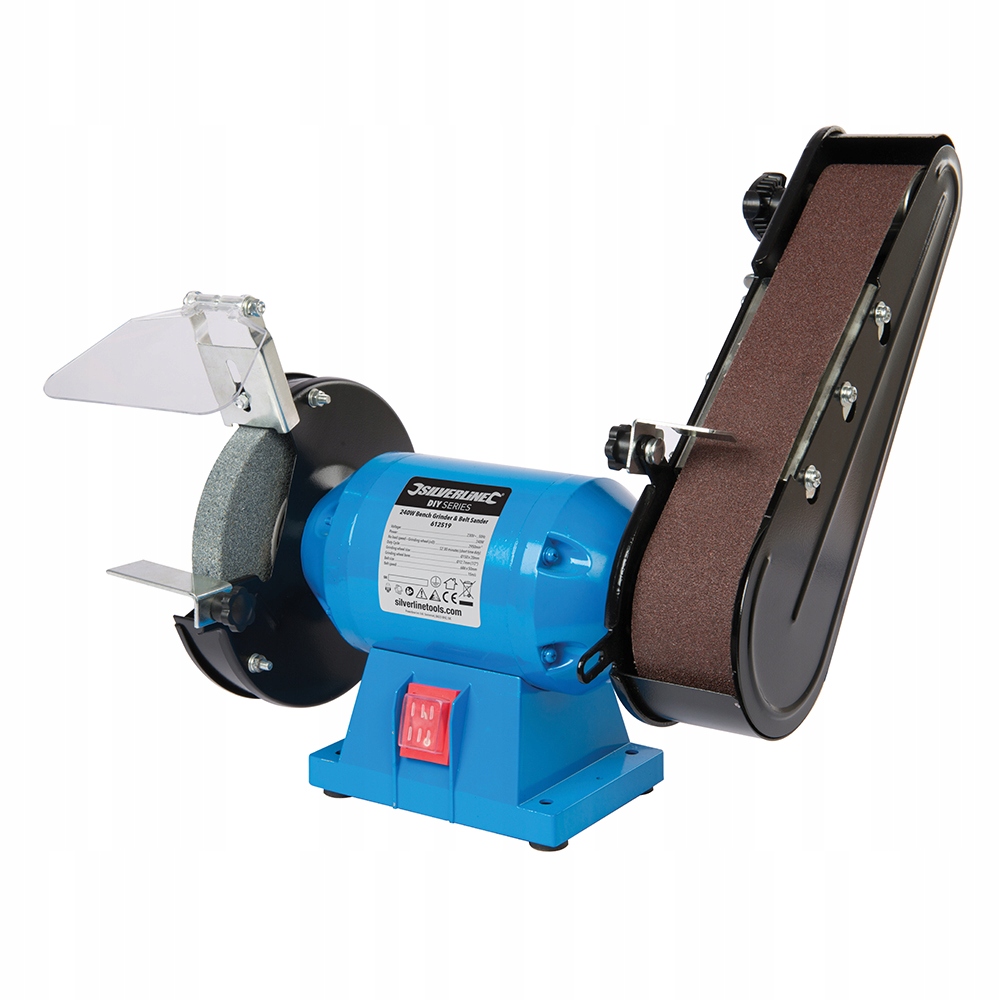 Szlifierka stołowa tarczowo-taśmowa 240W Silverline 150mm