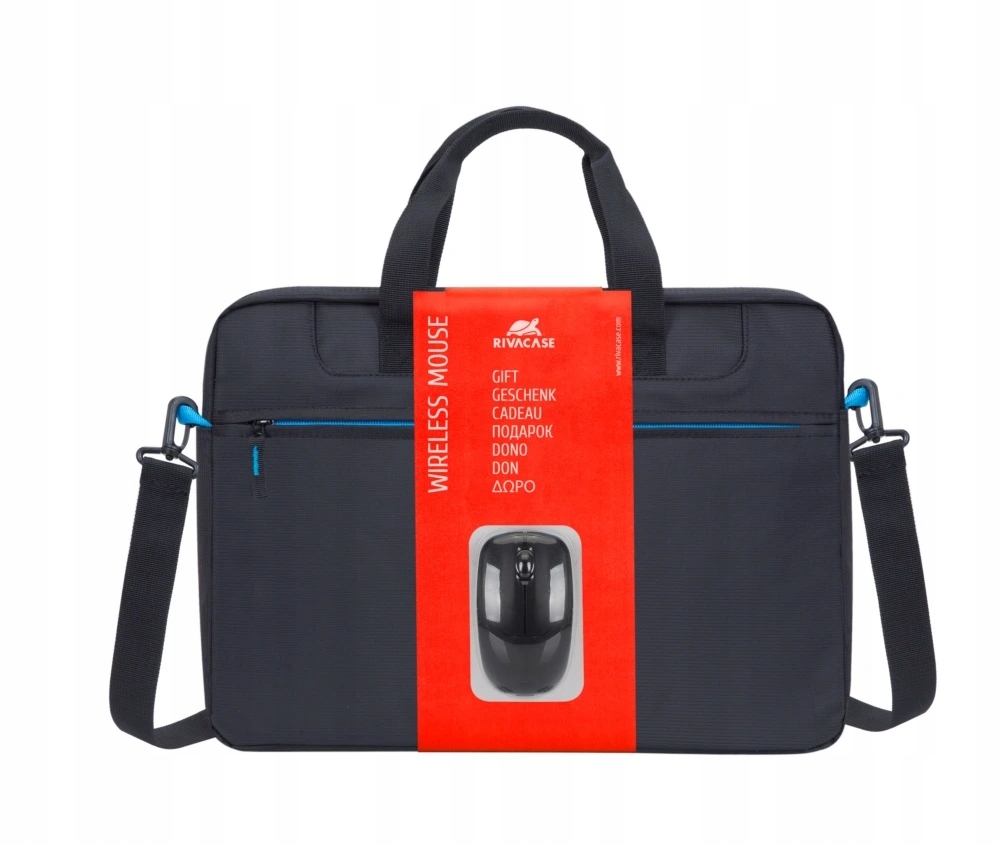 Rivacase 8038 brašna na notebook 15.6" a bezdrátová myš