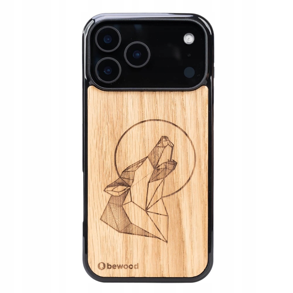 Dřevěný Pouzdro Bewood pro iPhone 17 Pro Max Wolf Oak