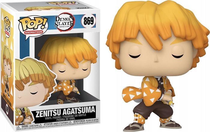 Funko Pop Demon Slayer 869 Zenitsu Agatsuma Figurka Kolekcjonerska