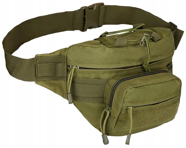 Nerka Saszetka Taktyczna Wojskowa Duża torba MOLLE Kolor zielony