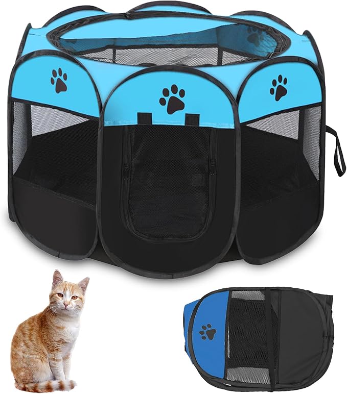 Levně Skládací Kotec pro psa kočku zvířata, bezpečný prostor