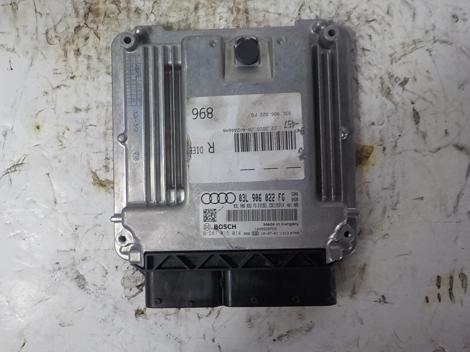 AUDI A6 C6 Computer Bedienteil 03L906022FG 0281015014