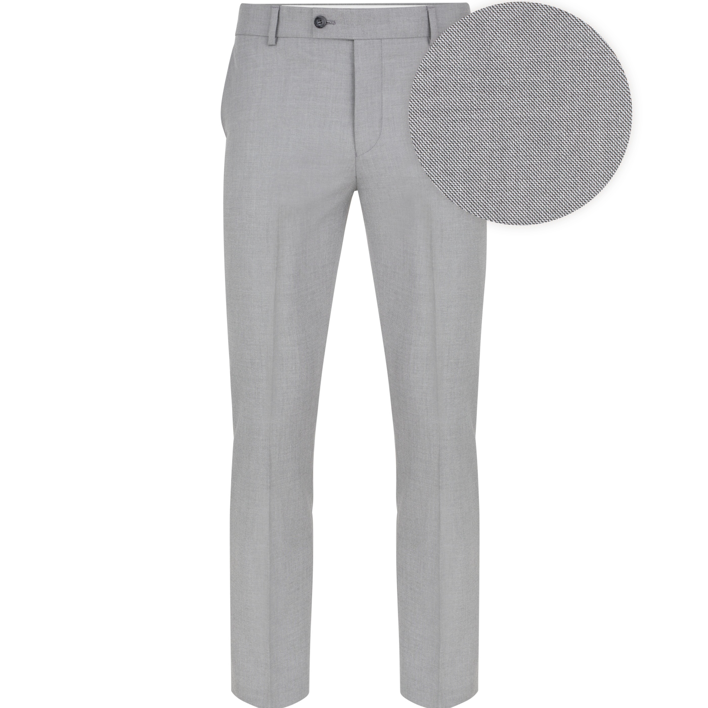 Hladké šedé oblekové kalhoty Pako Lorente vel 96/182