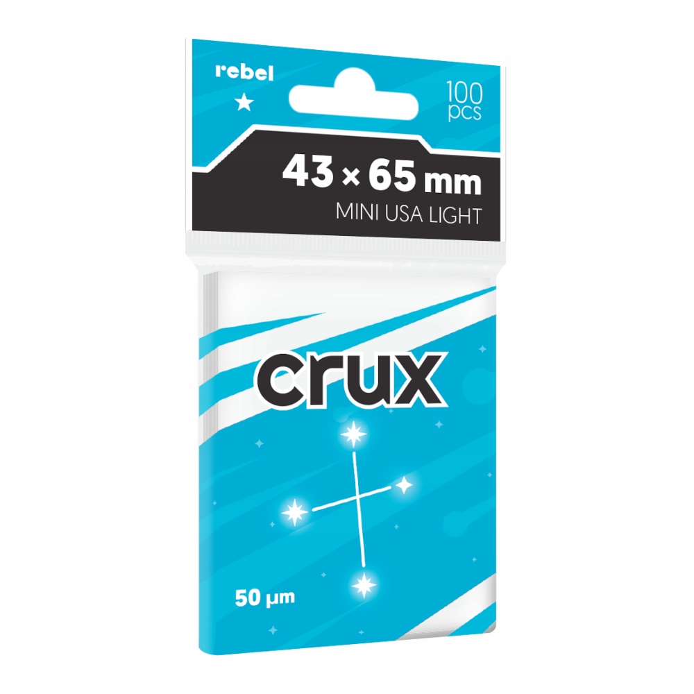 Koszulki Na Karty Rebel Crux Light 43x65mm 100 sztuk