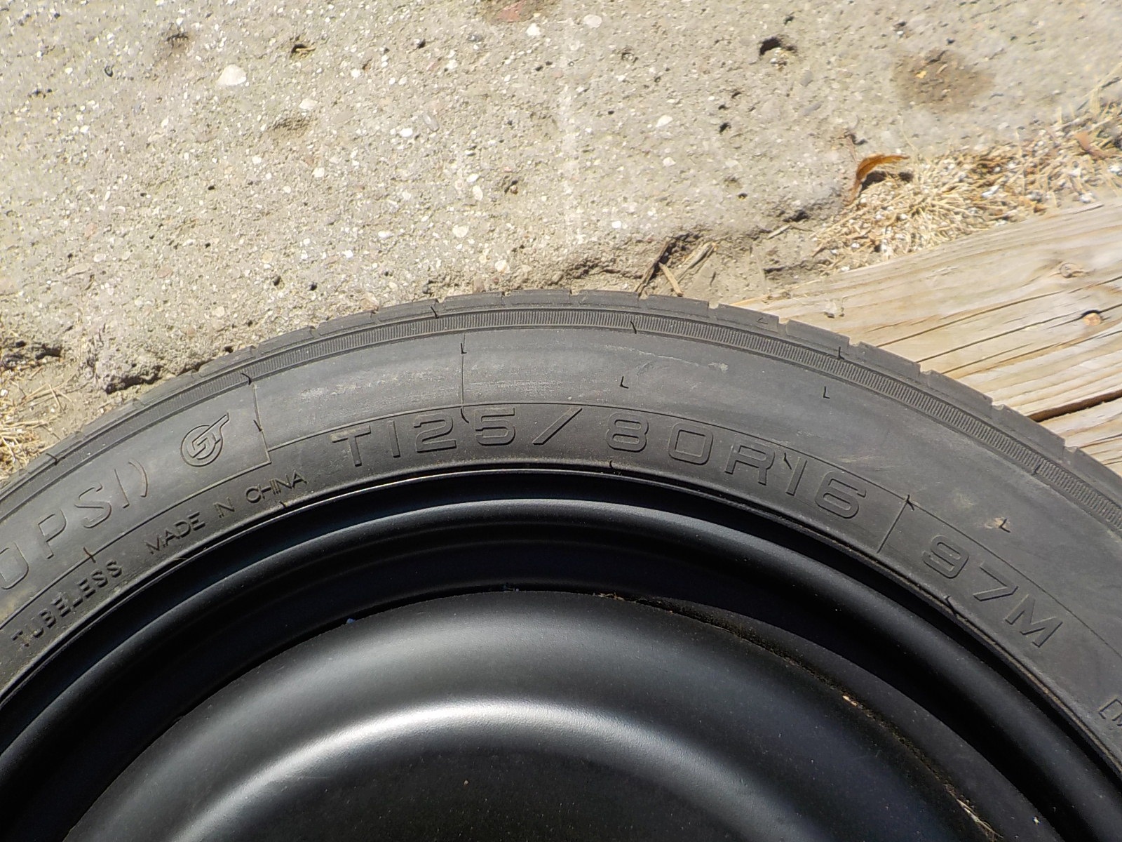 FORD C-MAX II Roue de secours R15 5x108 125/80/16