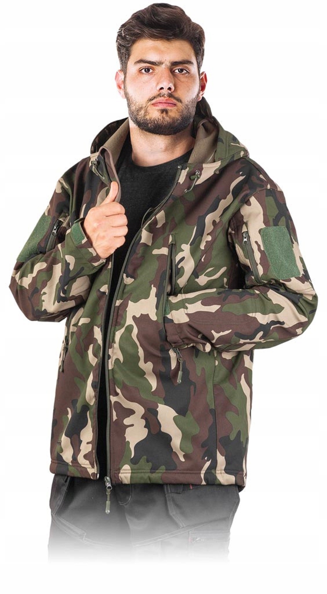 Ochranná Bunda L.hollman Lh-woodland XL Maskáčový