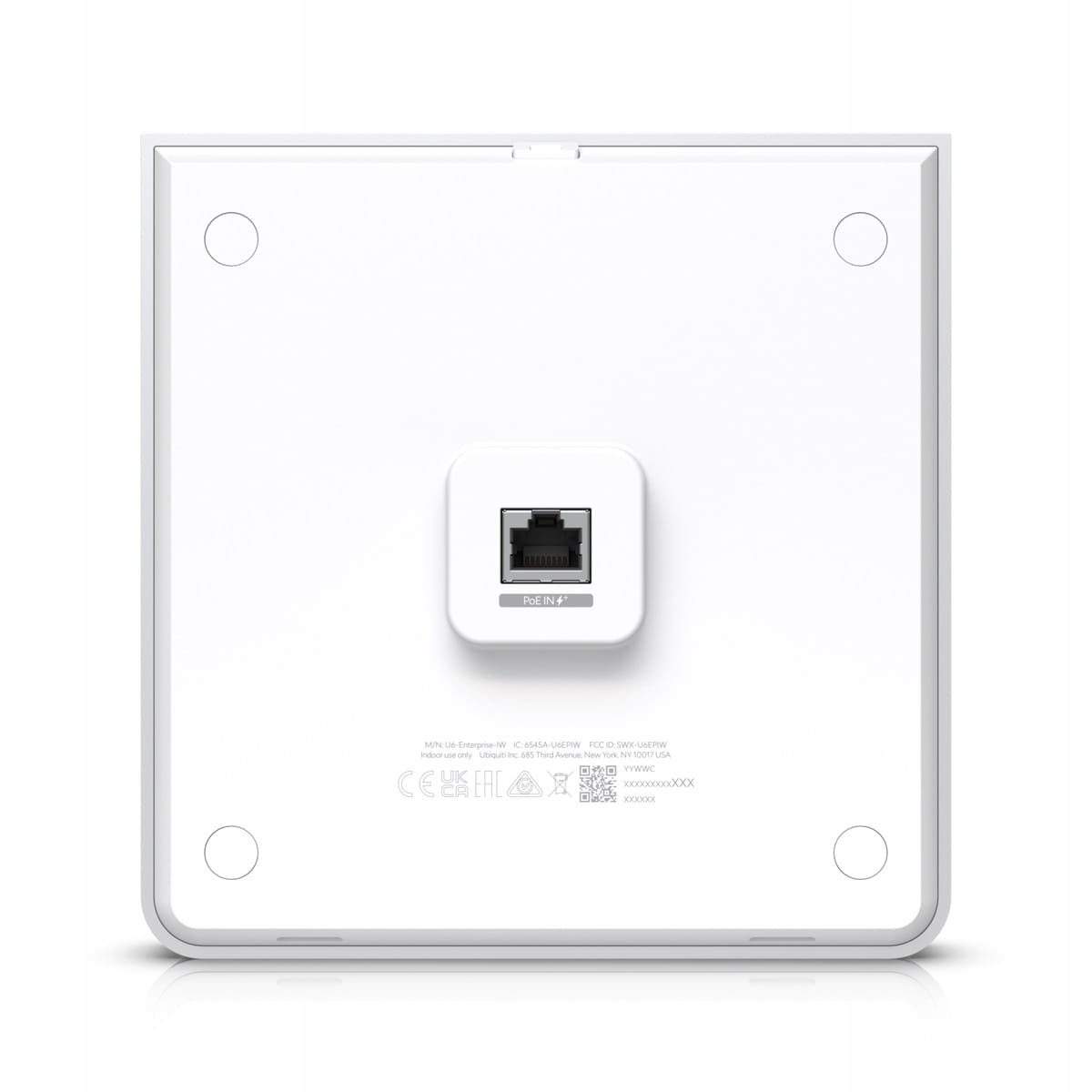 UBIQUITI UniFi U6 Enterprise In-Wall Access Point Wi-Fi 6E AX10000, 1x 2.5GE, 4x GE — 15