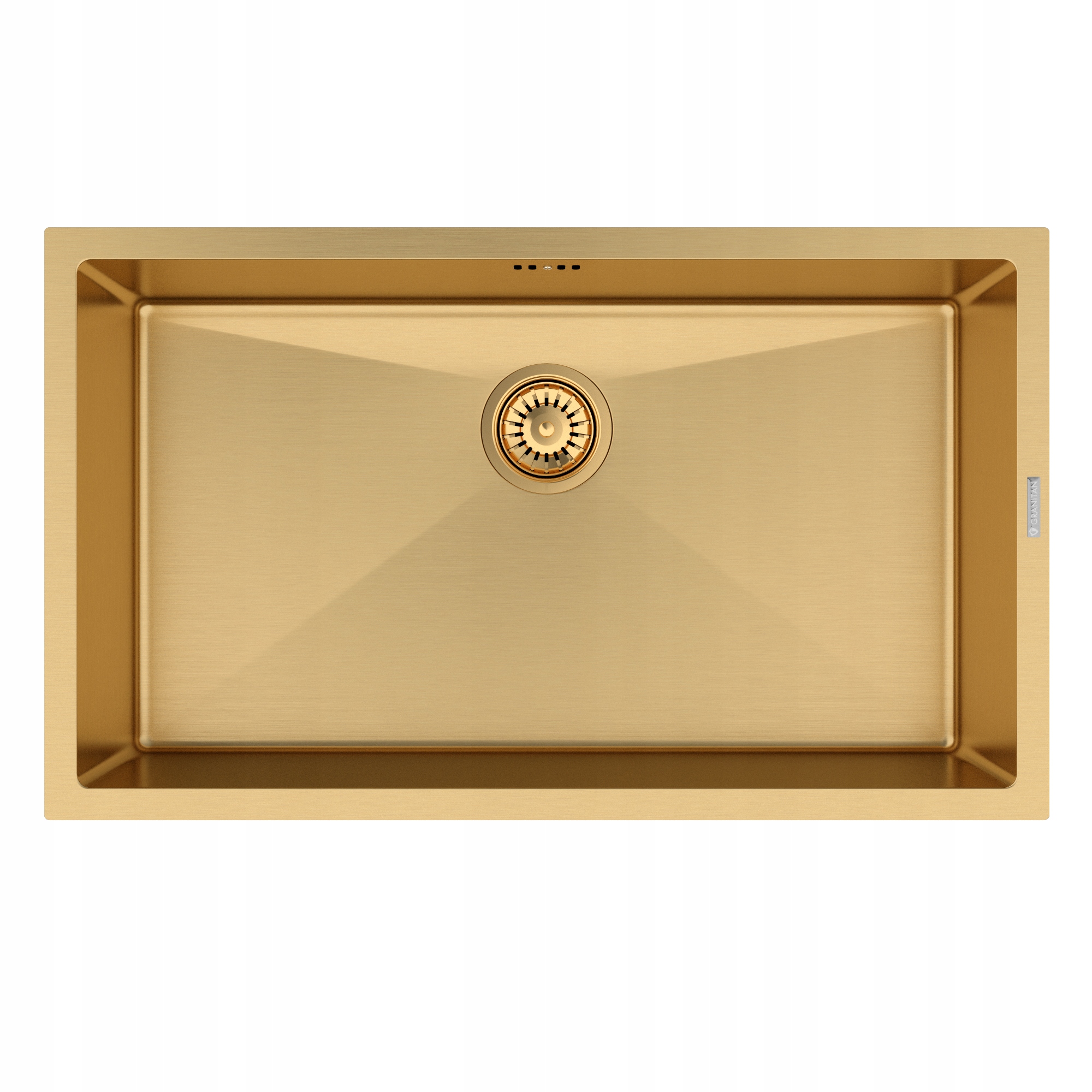 Zlatý Oceľový Drez Veľká Poddoskaová Komora Jednokomorový BARI74