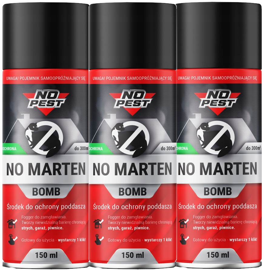 

3x Środek Bomba Na Kuny Odstraszacz Kun No Marten