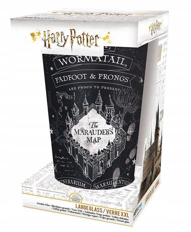 

Szklanka Harry Potter Mapa Huncwotów Licencja