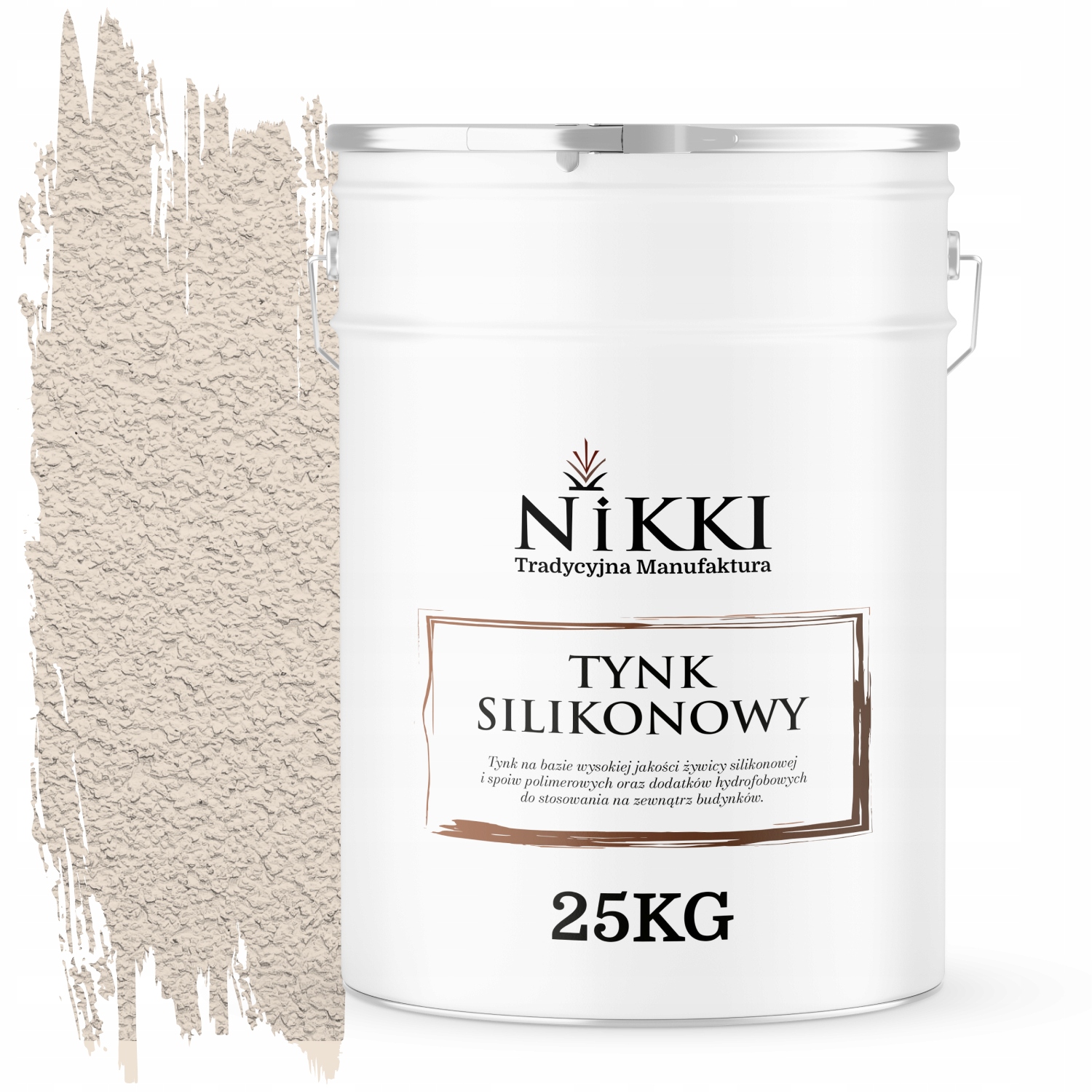 Silikónová Fasádna Omietka Béžová Svetlá F442 25KG Granulácia 3.0 mm