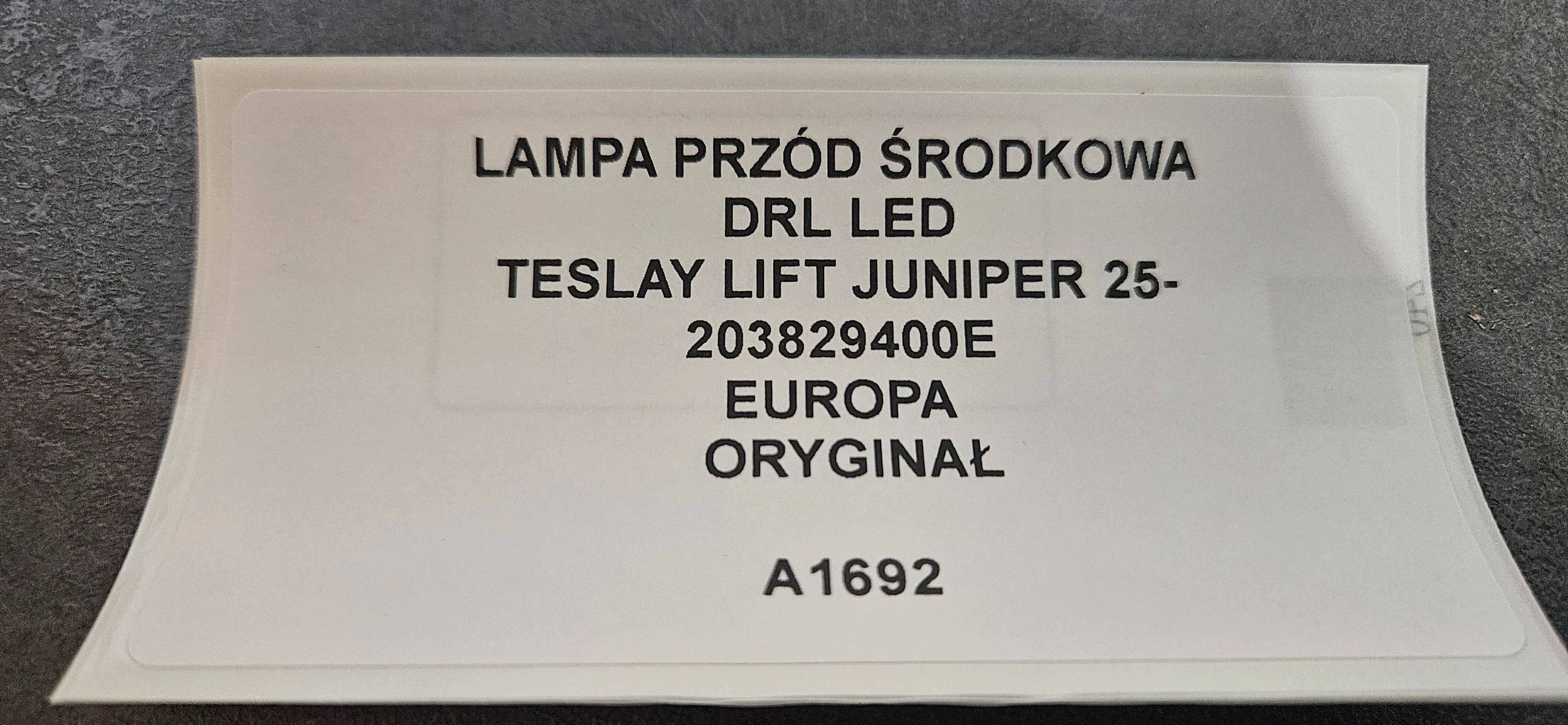 feu avant moyen DRL LED TESLA LIFT JUNIPER 25- original 203829400E