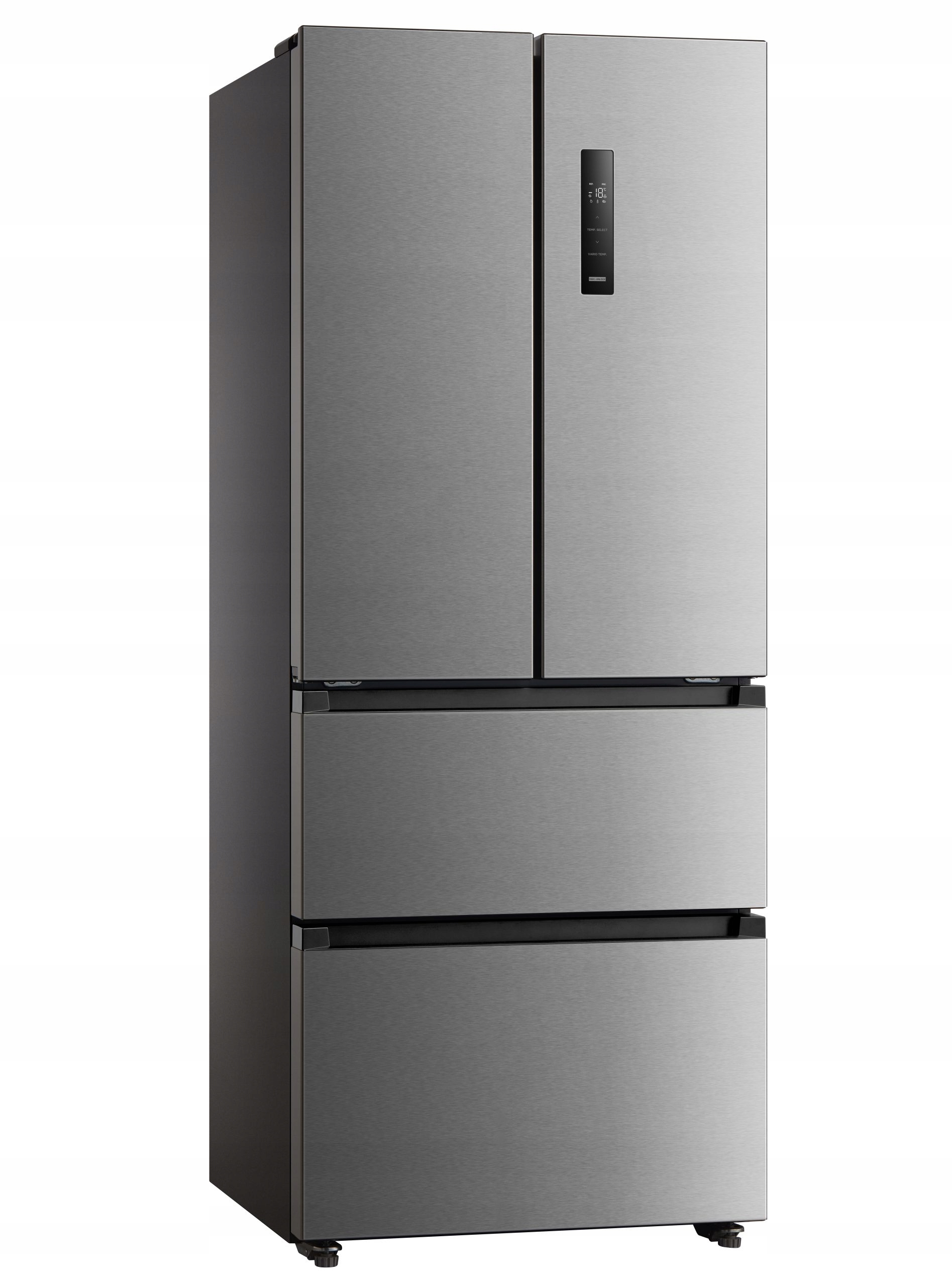 Lodówka Midea MERF402FIE02 Combi No Frost 391L klasy E 178 cm inox z panele