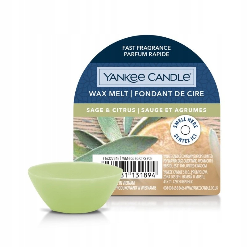 

Sage & Citrus wosk zapachowy Yankee Candle