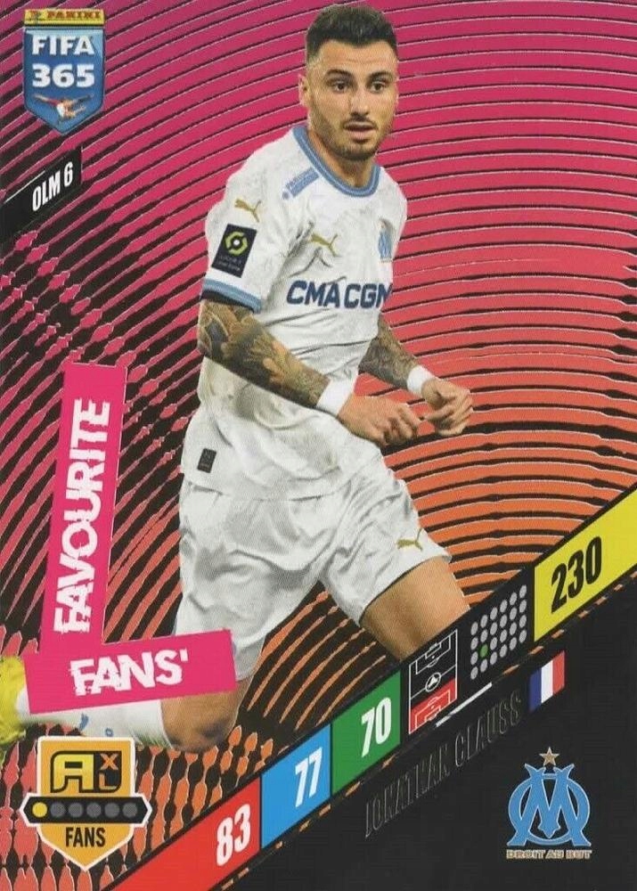 Adrenalyn XL 365 2024 OLM6 Jonathan Clauss Panini