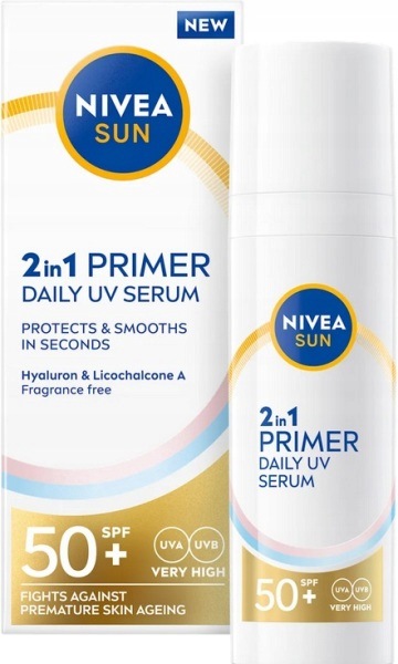 Nivea Sun 2v1 pleťové sérum OF50 30 ml