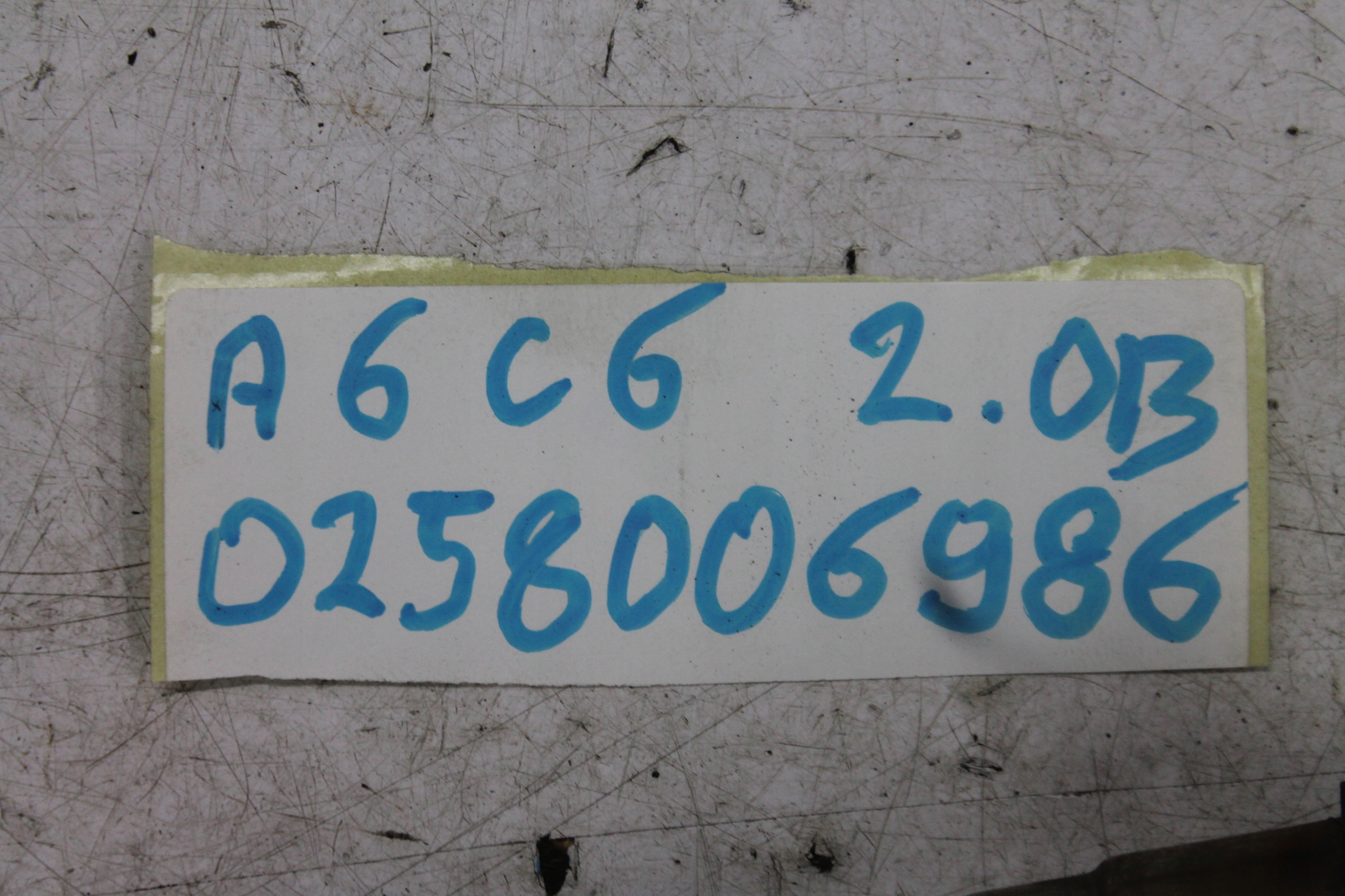SONDA LAMBDA 0258006986 AUDI A6 C6 2.0 TFSI 04-08