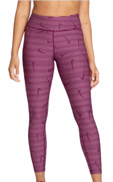 Damskie legginsy sportowe do biegania 7/8 Nike Dri-fit DM7480-610 r. S
