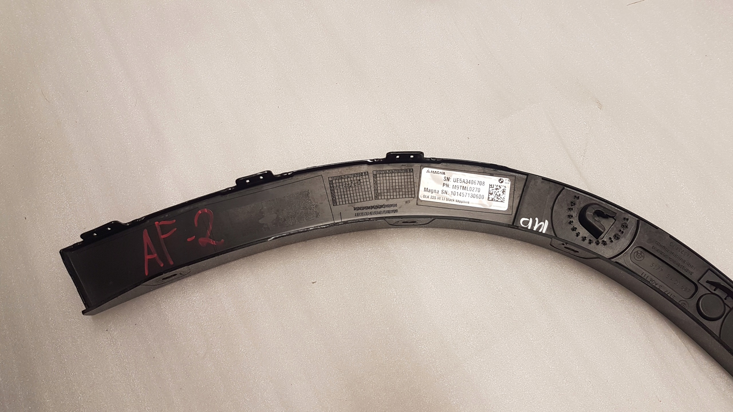 modanatura parafango sinistra posteriore BMW X1 U11 m-packet 5A01687