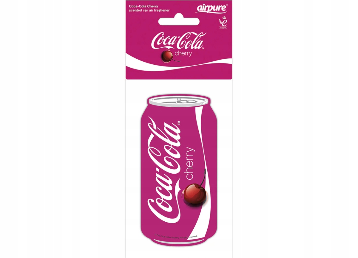 Coca-Cola wiszący zapach, zapach Coca Cola Cherry puszka