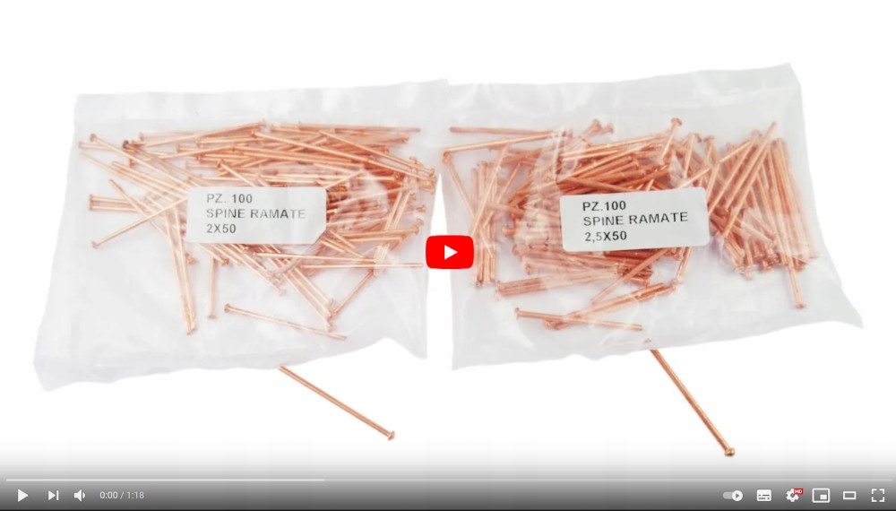 1000pcs 2mm корректировщик сварных заклепок, медное покрытие