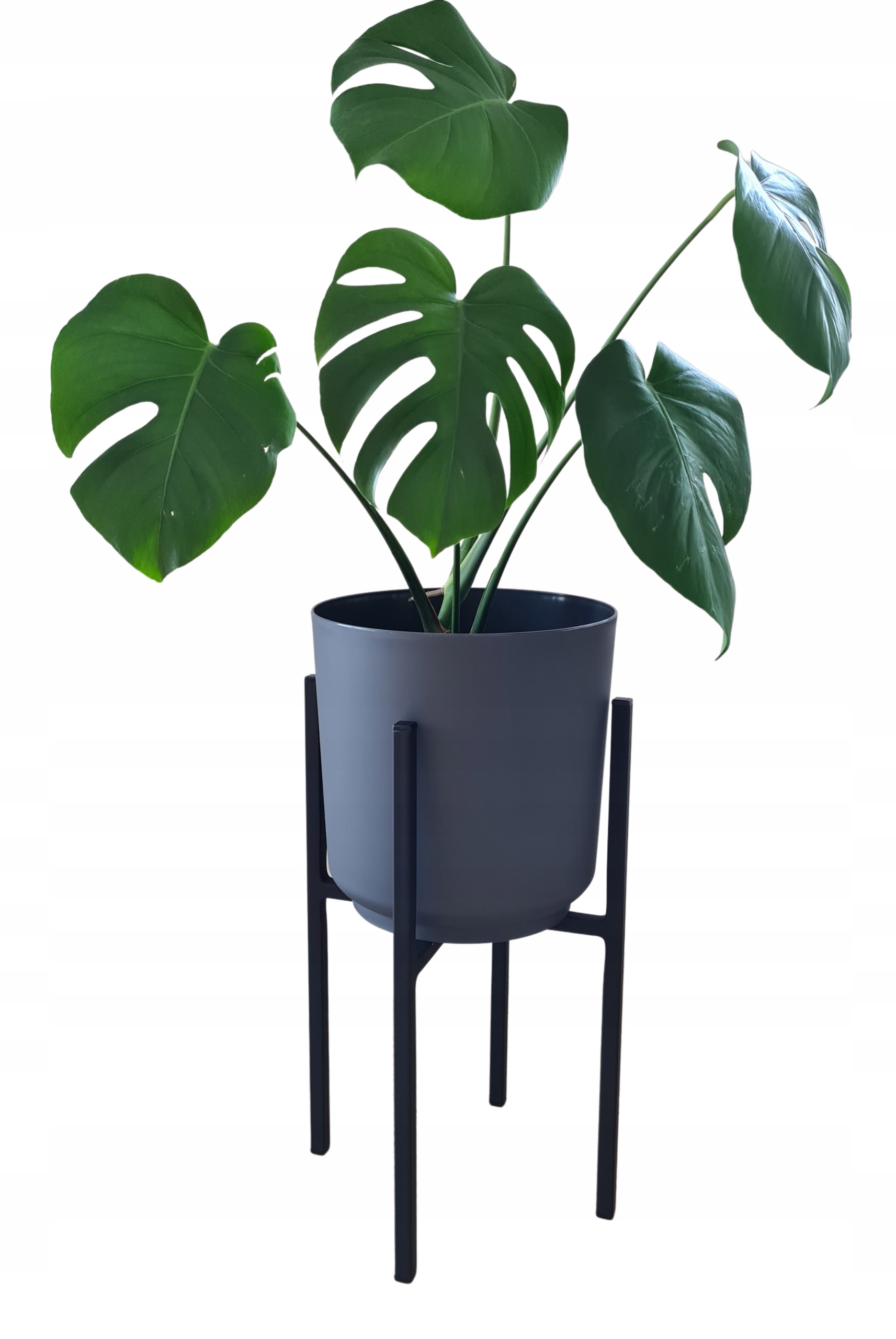 STOJAK NA ROŚLINY KWIETNIK Z OSŁONKĄ DONICĄ NOWOCZESNY LOFT SOLIDNY 4 NOGI