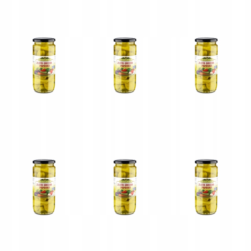 Řecká zlatá paprika 440 g/220 g Kostopulos X6