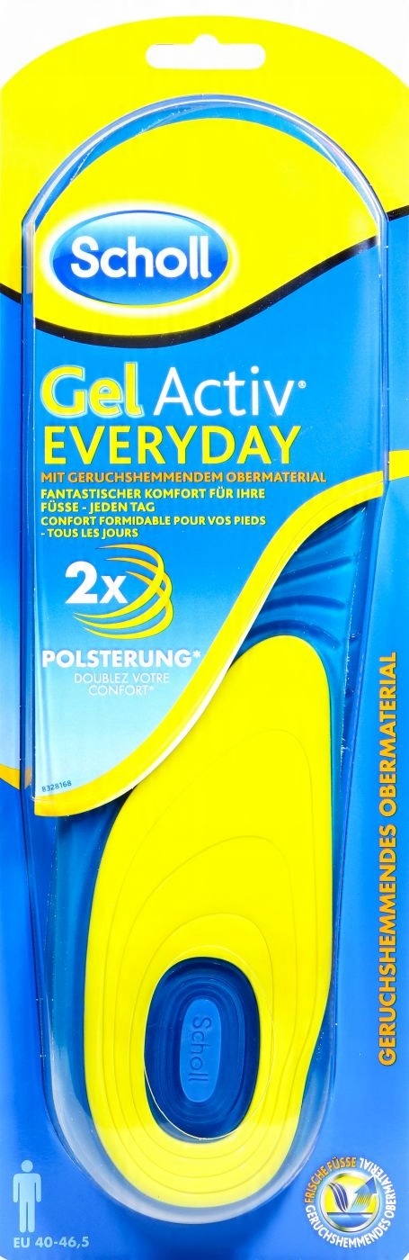 

Scholl Wkładki GelActiv Everyday do butów Męskie