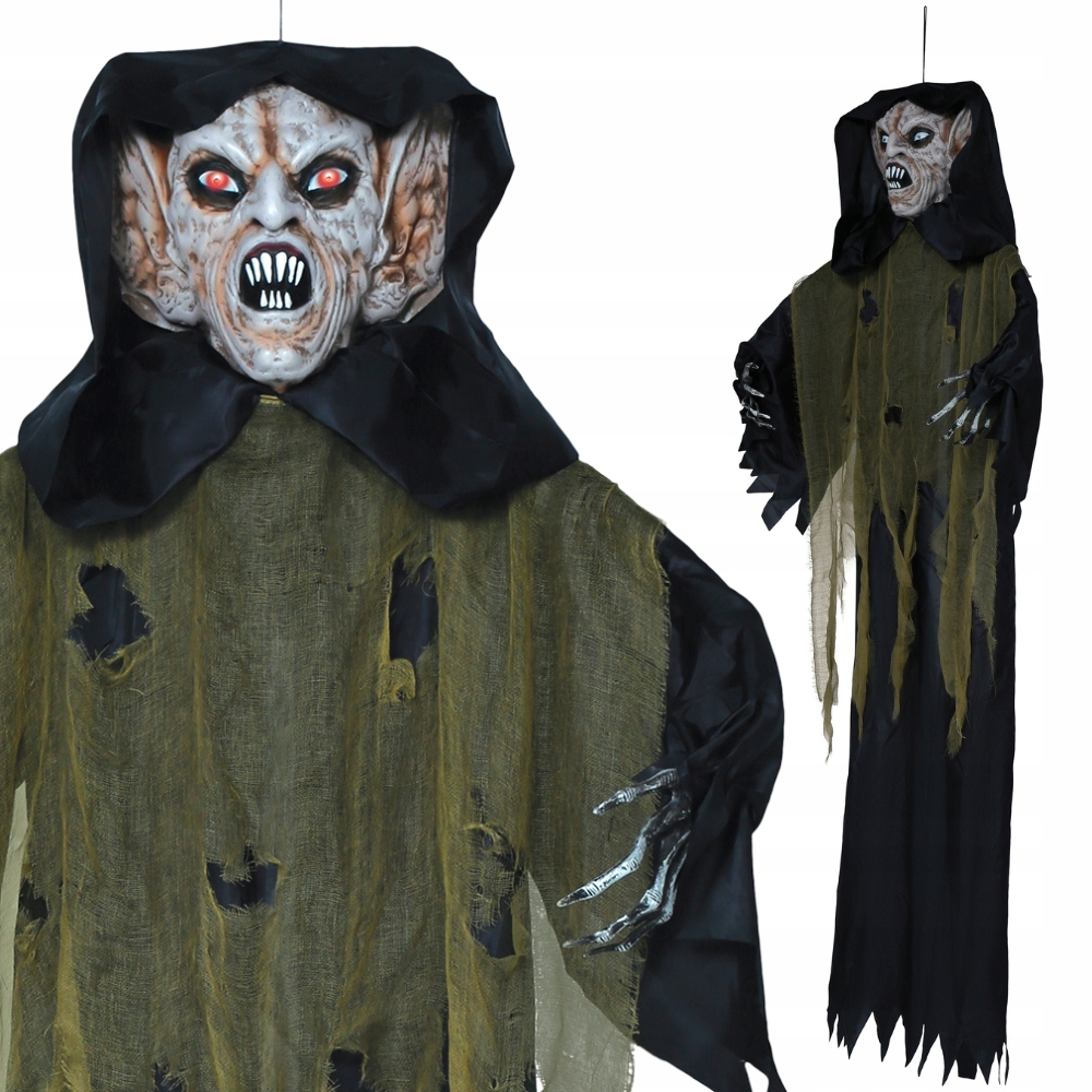 Strašný Wampir monštrum Interaktívna dekorácia na Halloween 180 cm