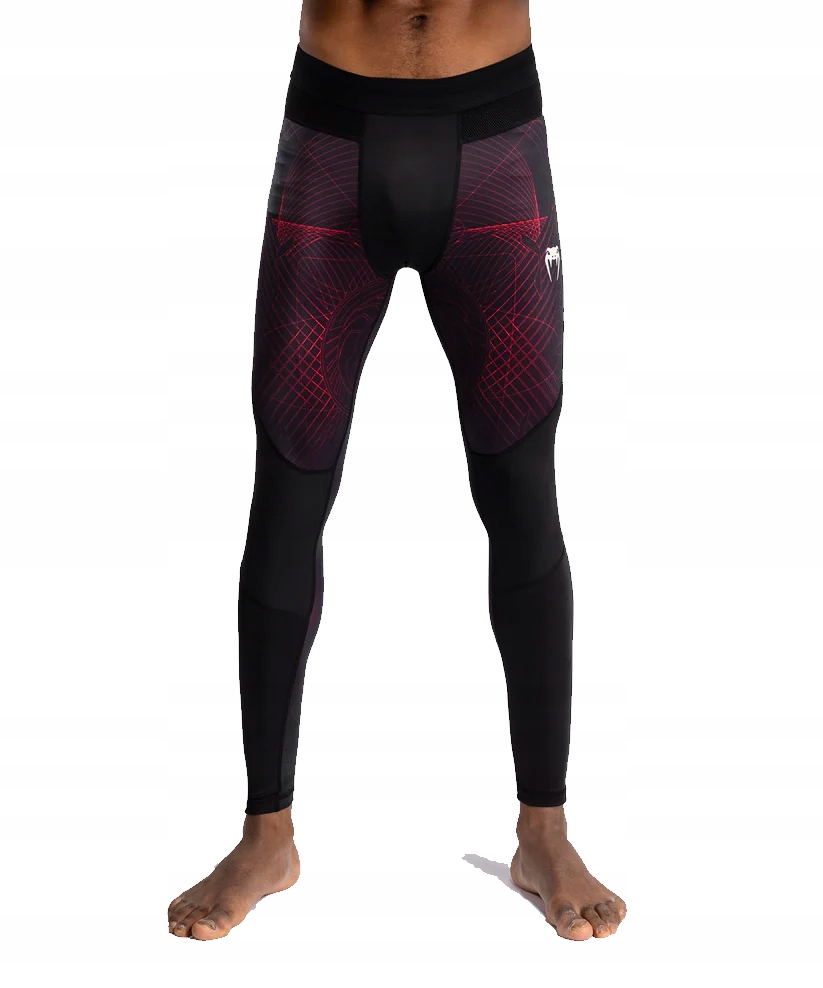 Venum Legginsy Kompresyjne Spats G-Fit Deep Black/Fire Red XL