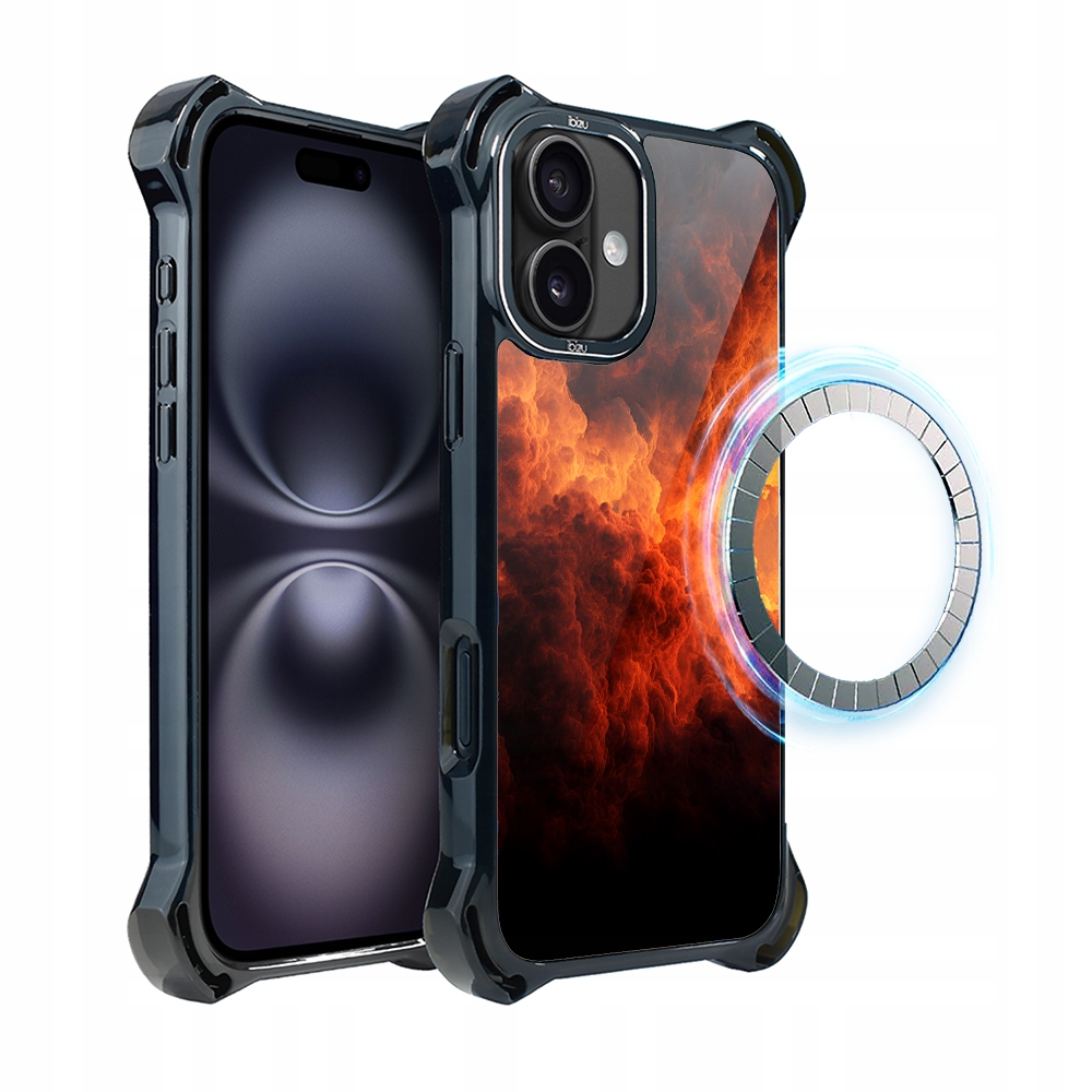 Pouzdro Ibizu DropGuard Ultra pro iPhone 16 Plus s MagSafe, Inferno Sky