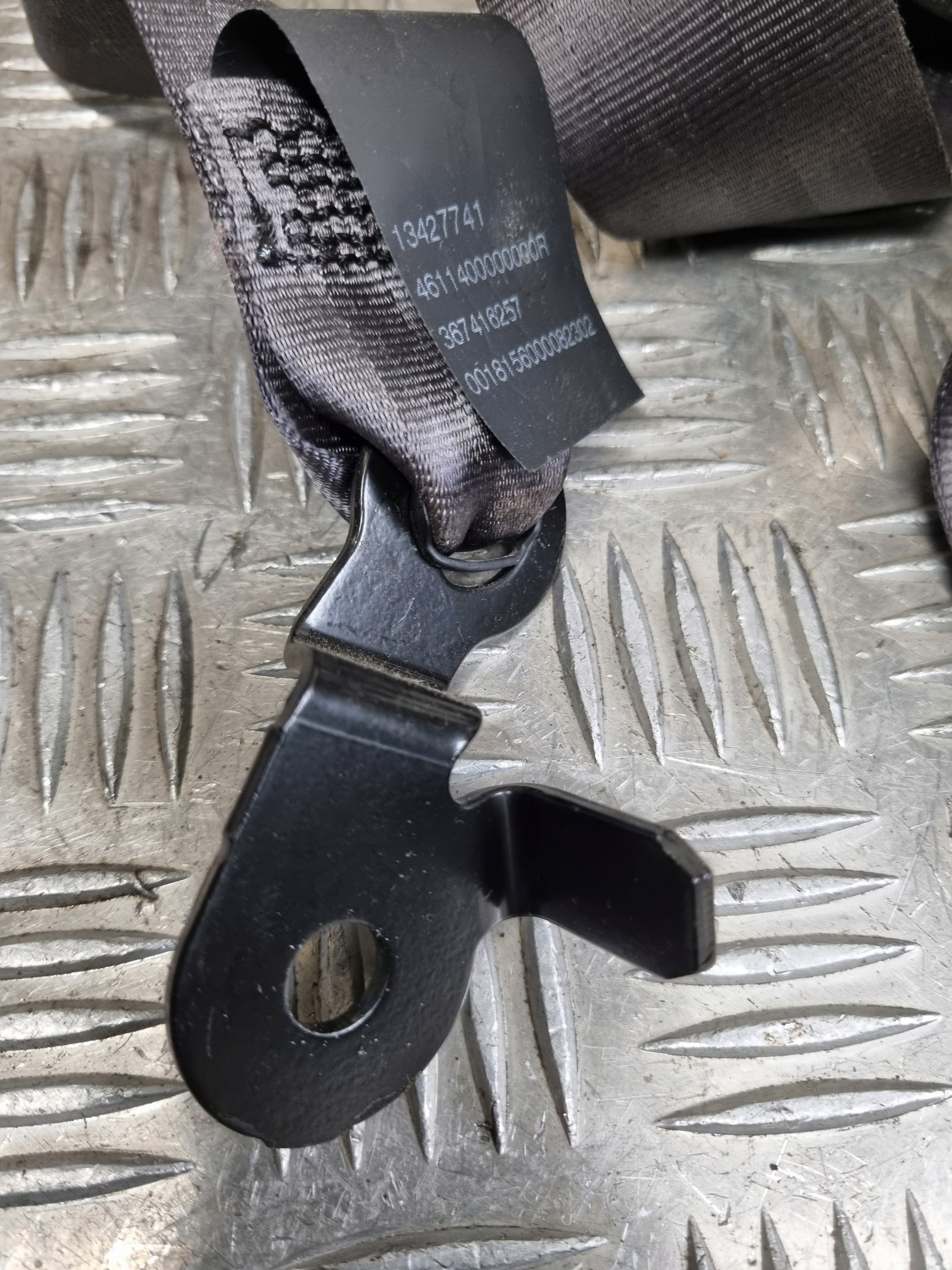 seat belt right front OPEL CORSA E