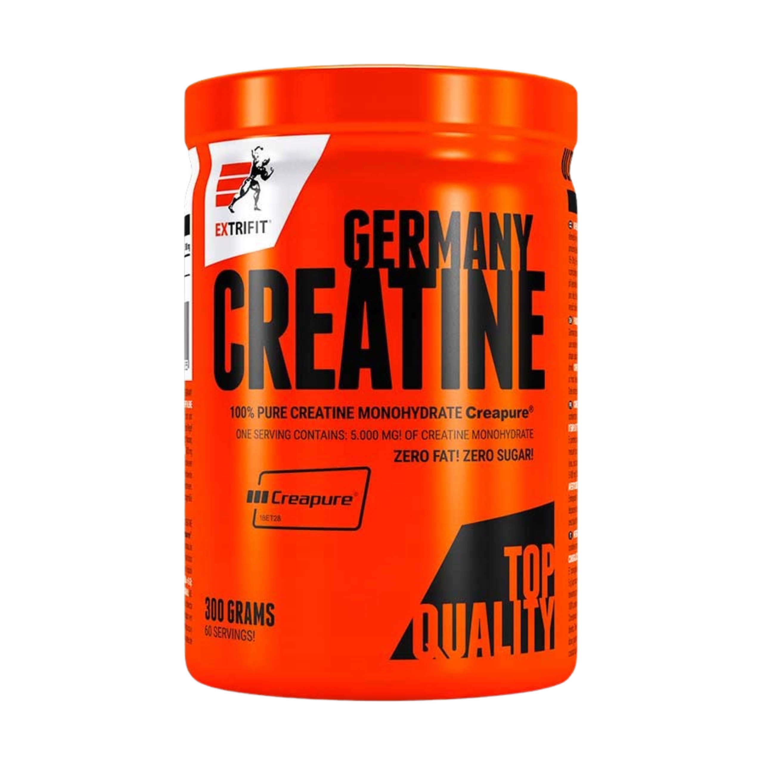 Kreatin Monohydrát Extrifit Creapure 300 g Síla Přírodní hmota Chuť