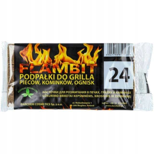 

Podpałka rozpałka Szara kostki Grill kominek x24