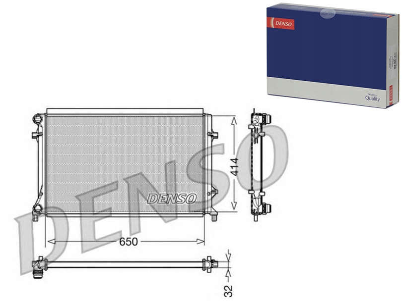 DENSO CHŁODNICA SILNIKA DEN, DRM32016