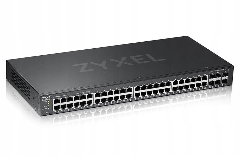 ZyXEL GS2220-50, Eu region, 48-port GbE L2 Switch with GbE Uplink (1 year N