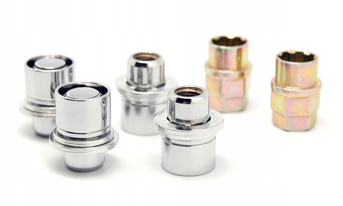 Nakrętki ZABEZPIECZAJĄCE MITSUBISHI KOŁ - 2 KLUCZE