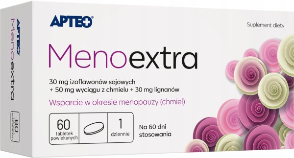 Menoextra APTEO 60 tabletek przy menopauzie