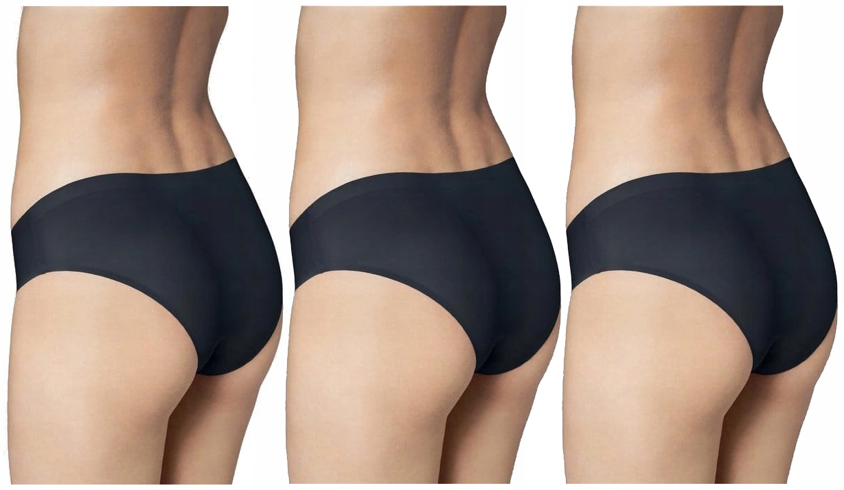 3X GATTA BEZSZWOWE MAJTKI ULTRA COMFORT BLACK S