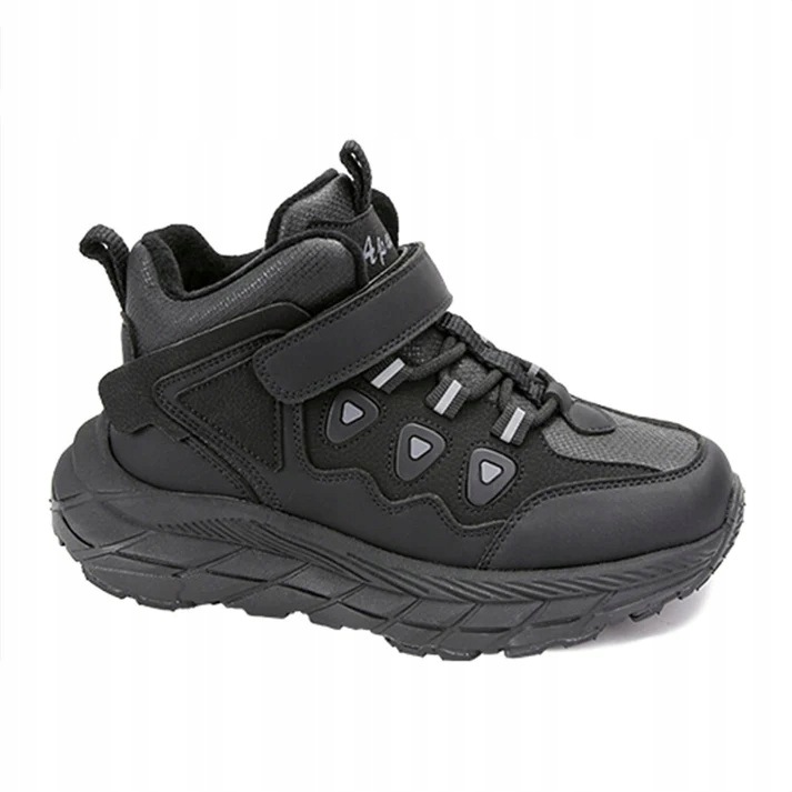 Apawwa T6515R Black buty sportowe ocieplane na rzep roz.36