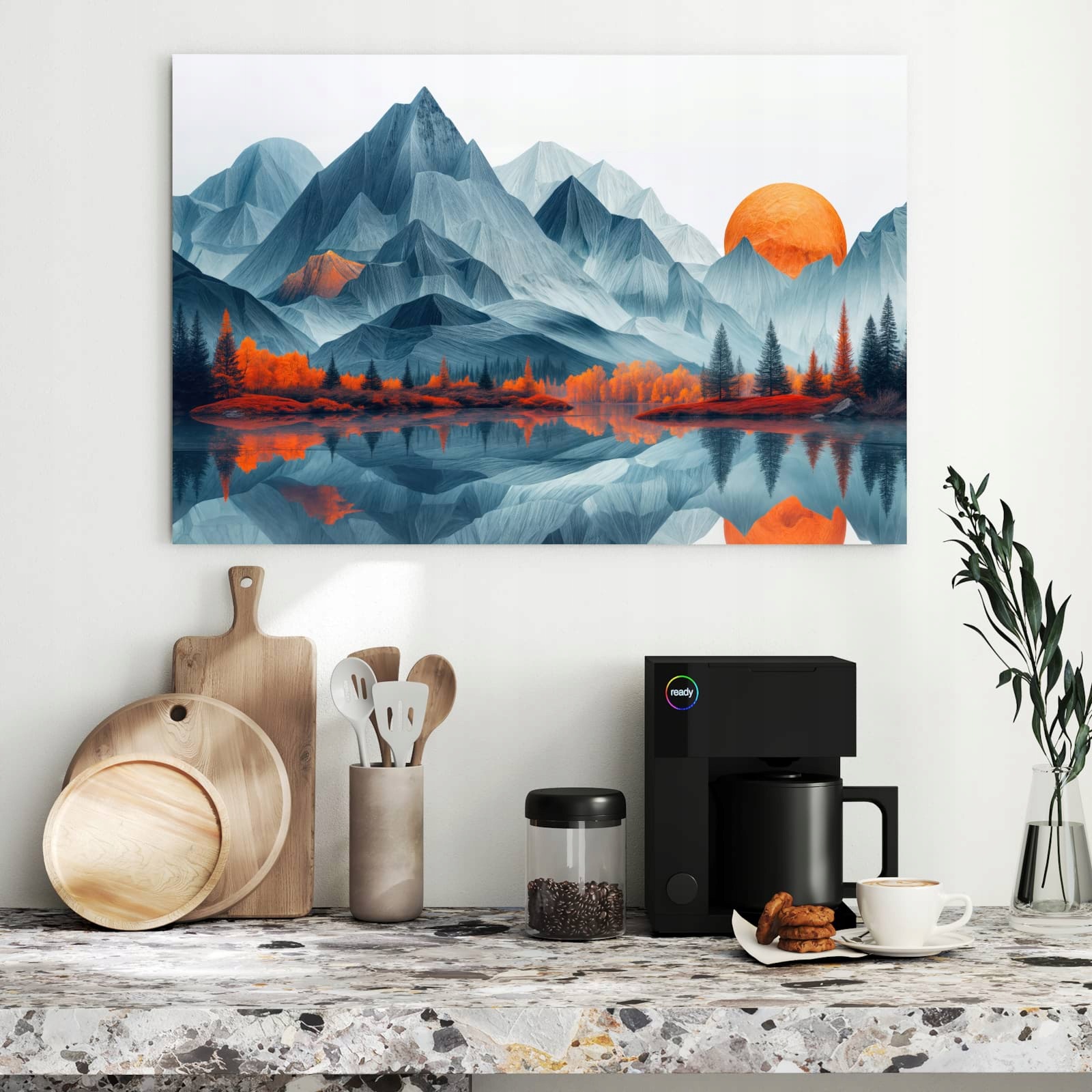 Magnetická tabule Hory S Odraz 90 × 60 cm